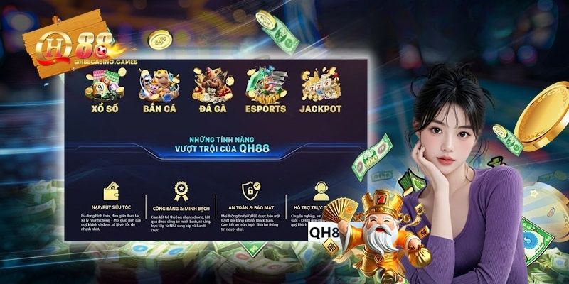 Dịch vụ cá cược tại QH88
